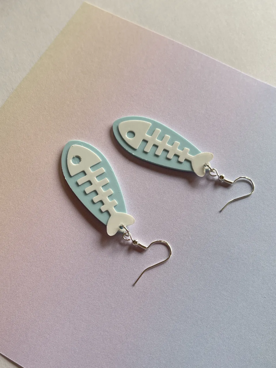 Earrings Fish Bone view 2