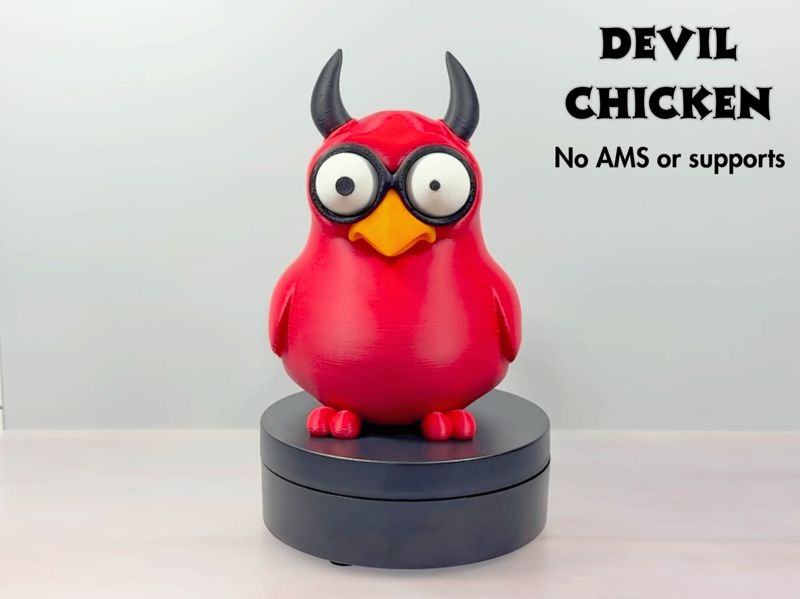 Devil Chicken: No AMS Halloween Centerpiece
