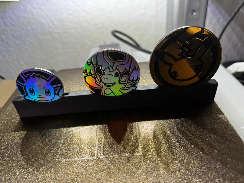 Pokémon Coin Display (3 Slots)