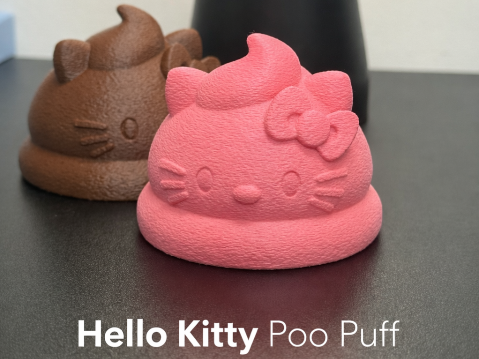 大便头Hello Kitty~（无需支撑）