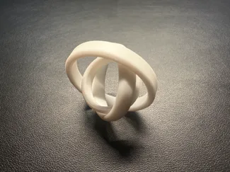 Gyroscopic Spinning Rings Fidget (3 Tiers)