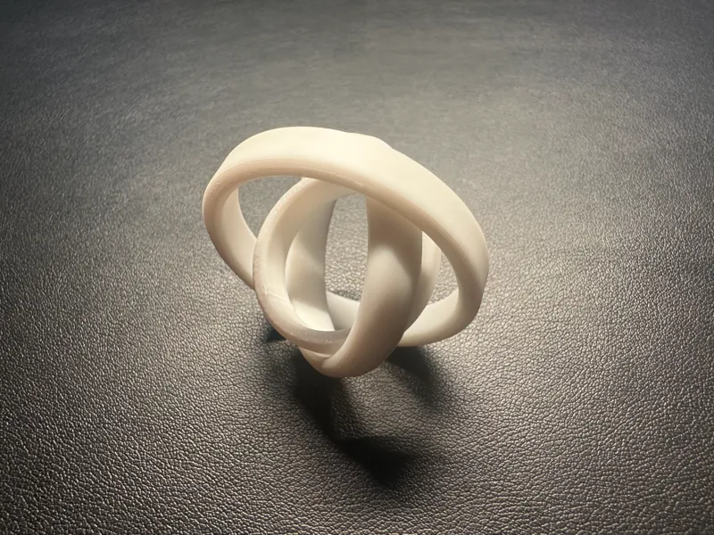 Gyroscopic Spinning Rings Fidget (3 Tiers)