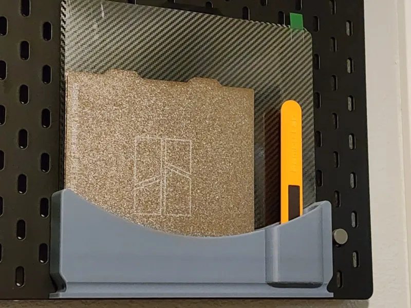Bambu Lab Build Plate Holder with for Skadis 