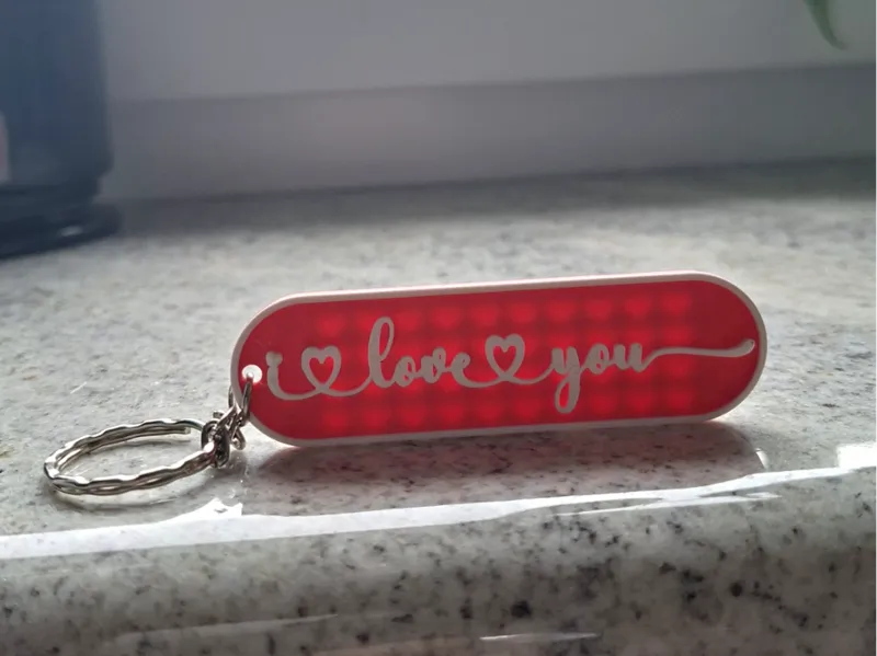 Valentine's Day keychain