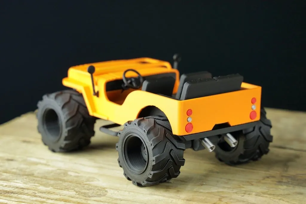 WILLYS JEEP - Model kit view 2