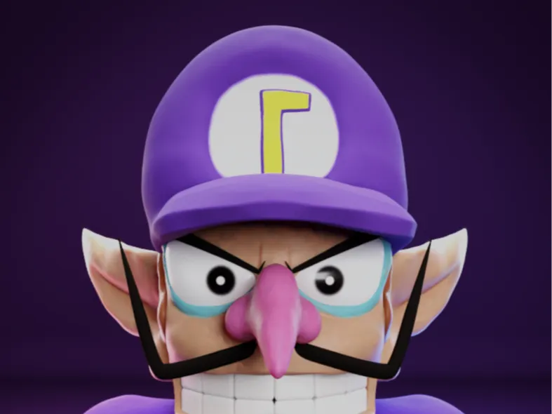 Waluigi bust
