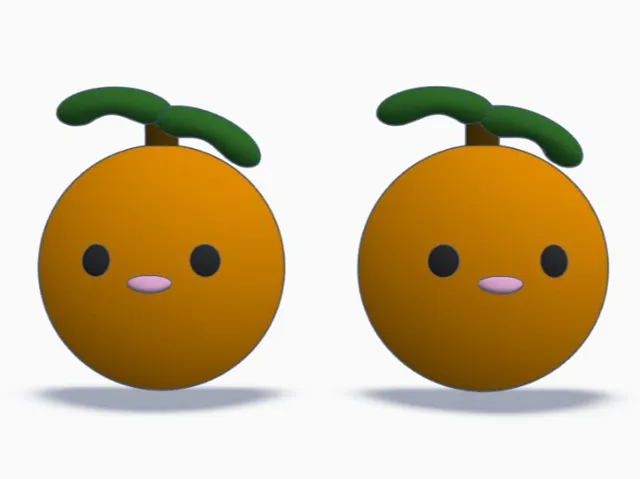 Orange Earrings
