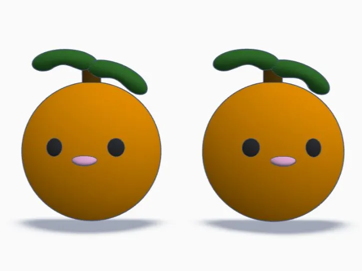 Orange Earrings