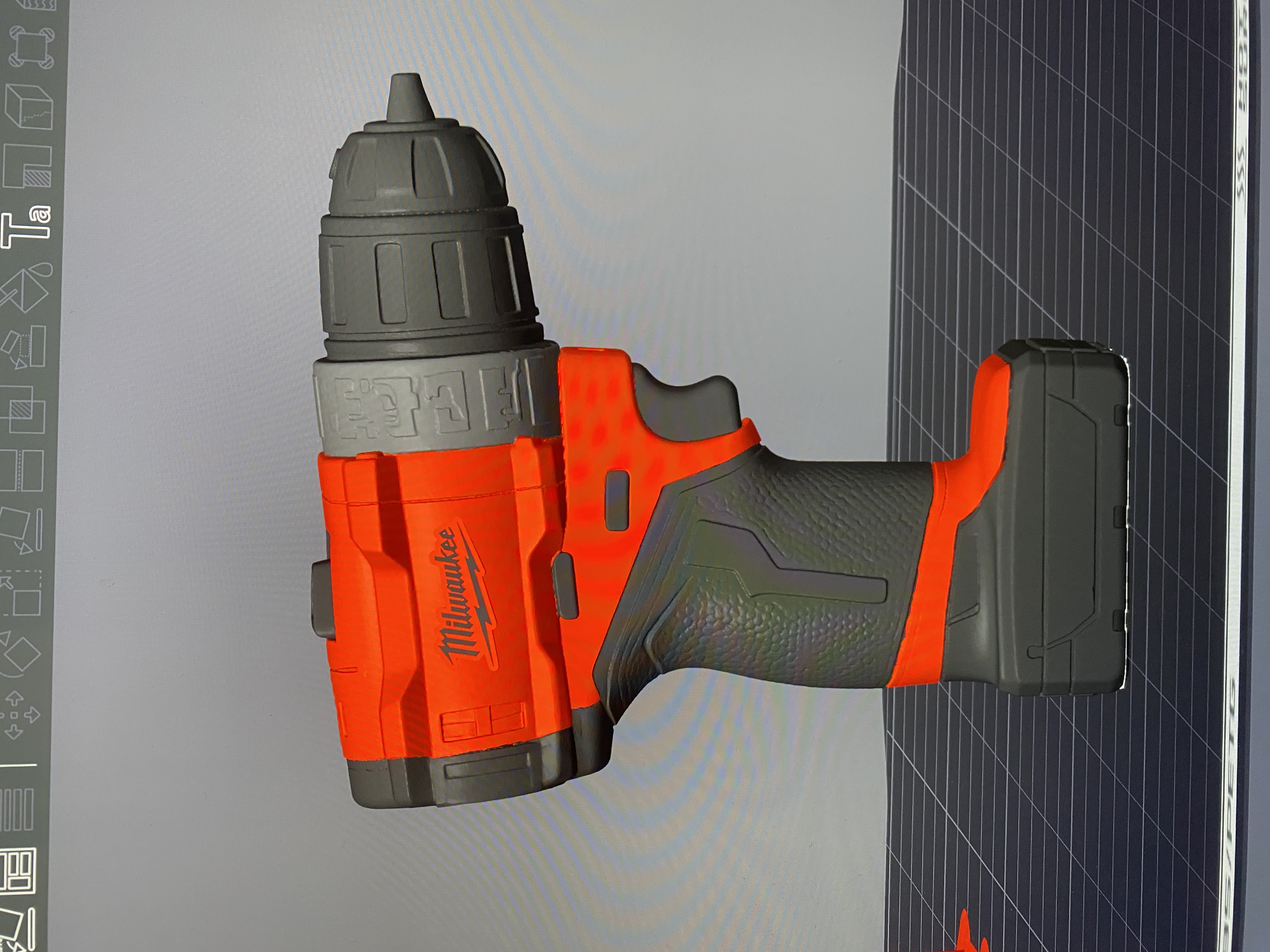 Miniatura 5 do modelo 3D Milwaukee Drill Keychain