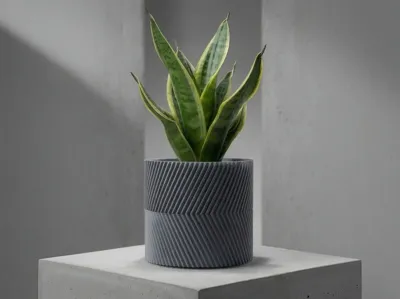 Helical Gear Planter