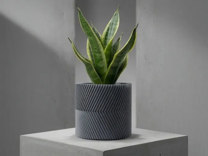 Helical Gear Planter