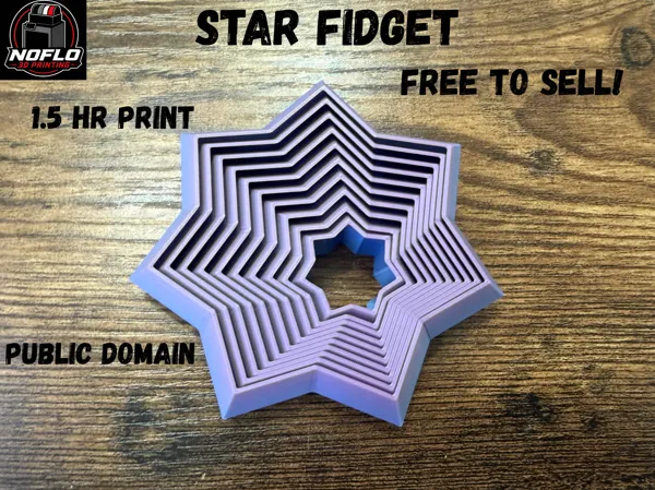 Fidget étoile à 7 branches
