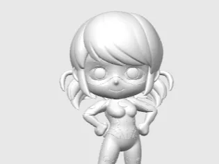 Chibi Ladybug Miraculous Figurine