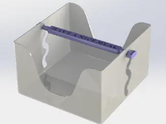 IKEA 30x30 Napkin box (STORÄTARE)
