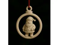 Père Noël en médaillon rond — photo 2