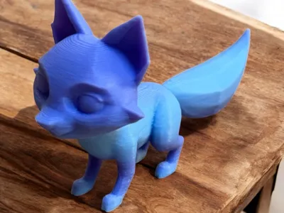 Low Poly Geometric Fox