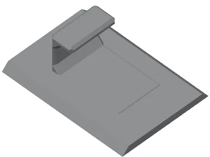 Back of Door Hook with hidden mounting.