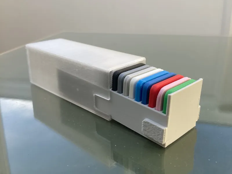 Filament swatches case -Compatible with Bambu ones
