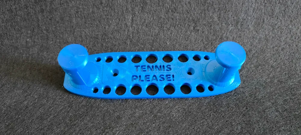 3d Racket Stand Wall-mounted Tennis Racket Holder by Darkduke986 MakerWorld: Download ...