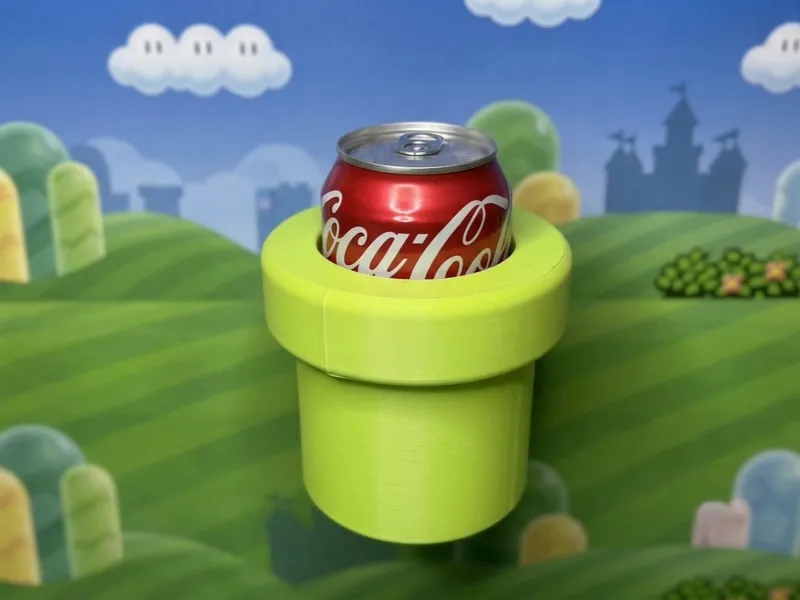 Super Mario Bros pipe can holder