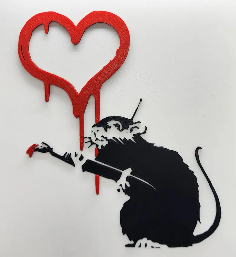 Banksy's Love Rat - AMS version