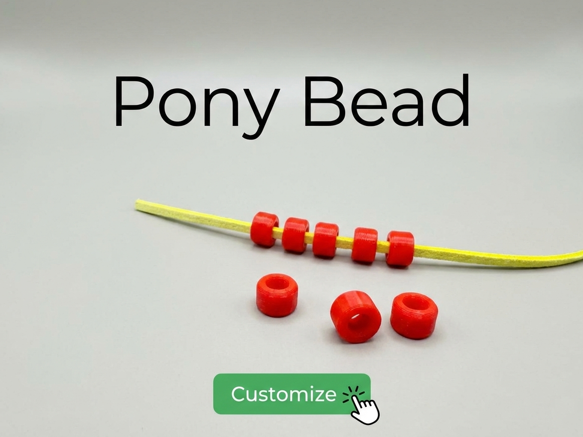 Customizable Pony Bead