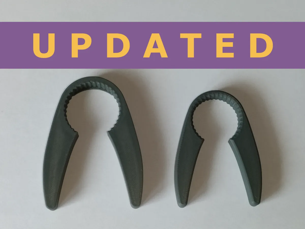 Décapsuleur en plastique ergonomique