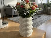 Collection de vases ondulés à rayures verticales — photo 2