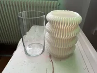 Collection de vases ondulés à rayures verticales — photo 5