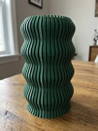 Collection de vases ondulés à rayures verticales — photo 10
