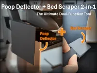 Durable Poop Deflector Bed Scraper