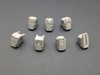 Collection de têtes pour figurine articulée — photo 2