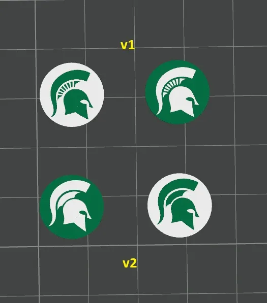Michigan State University Round Stud Earrings view 4