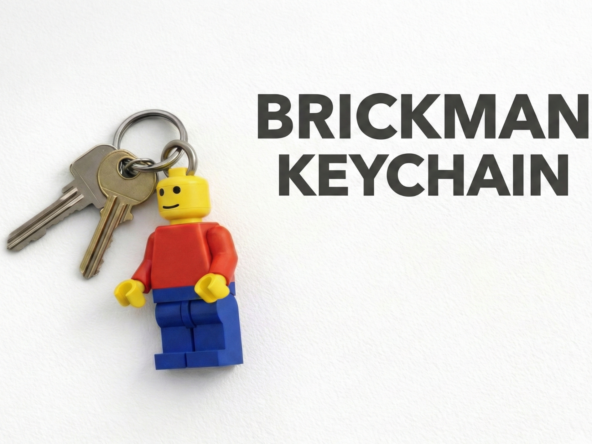 Brickman Keychain