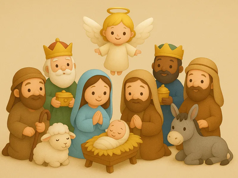 PESEBRE NAVIDEÑO COMPLETO