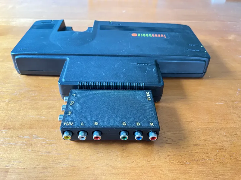 eBay RGBAV Booster shell for PCEngine/TurboGrafx16