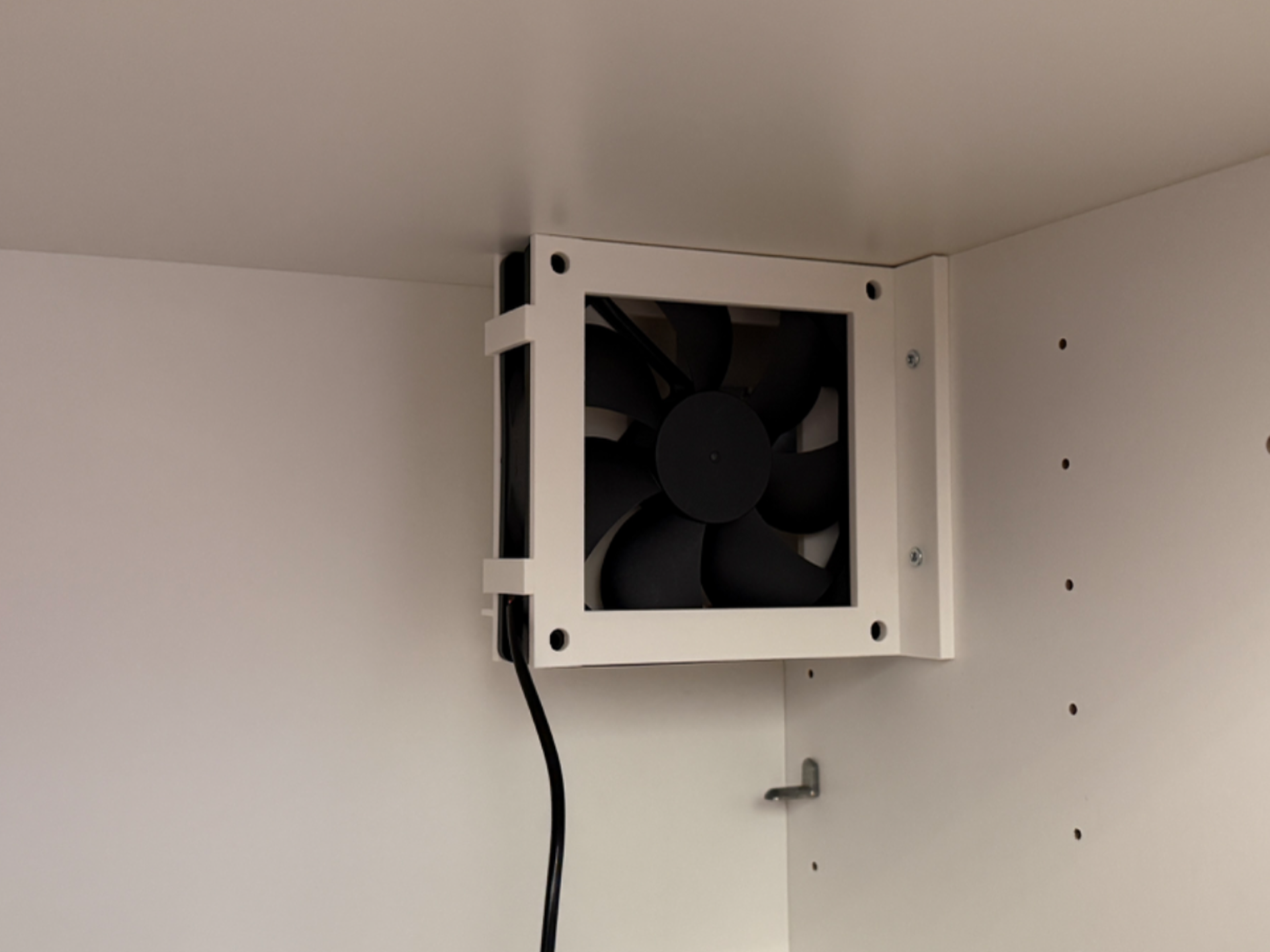 IKEA BESTÅ 120mm Fan Mount – Cabinet Cooling 3D model