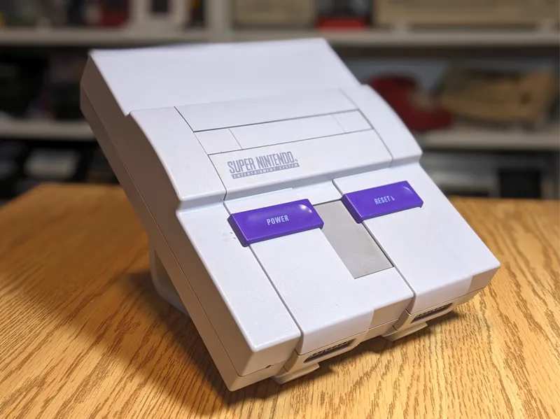 Super Nintendo SNES Display Stand - 35° incline