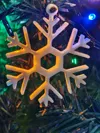 single snowflake print