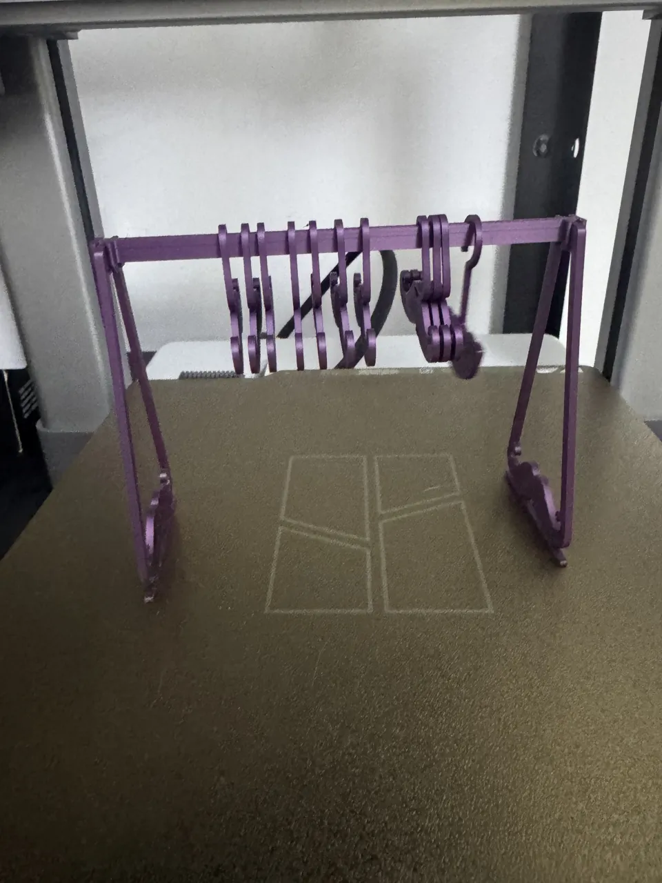Mustache Earring Holder Stand view 3