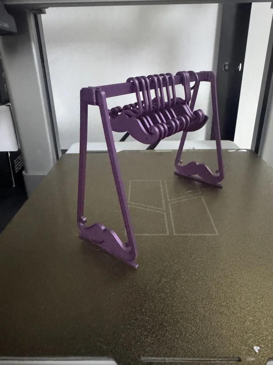 Mustache Earring Holder Stand view 4