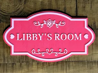 Personalized Room Sign