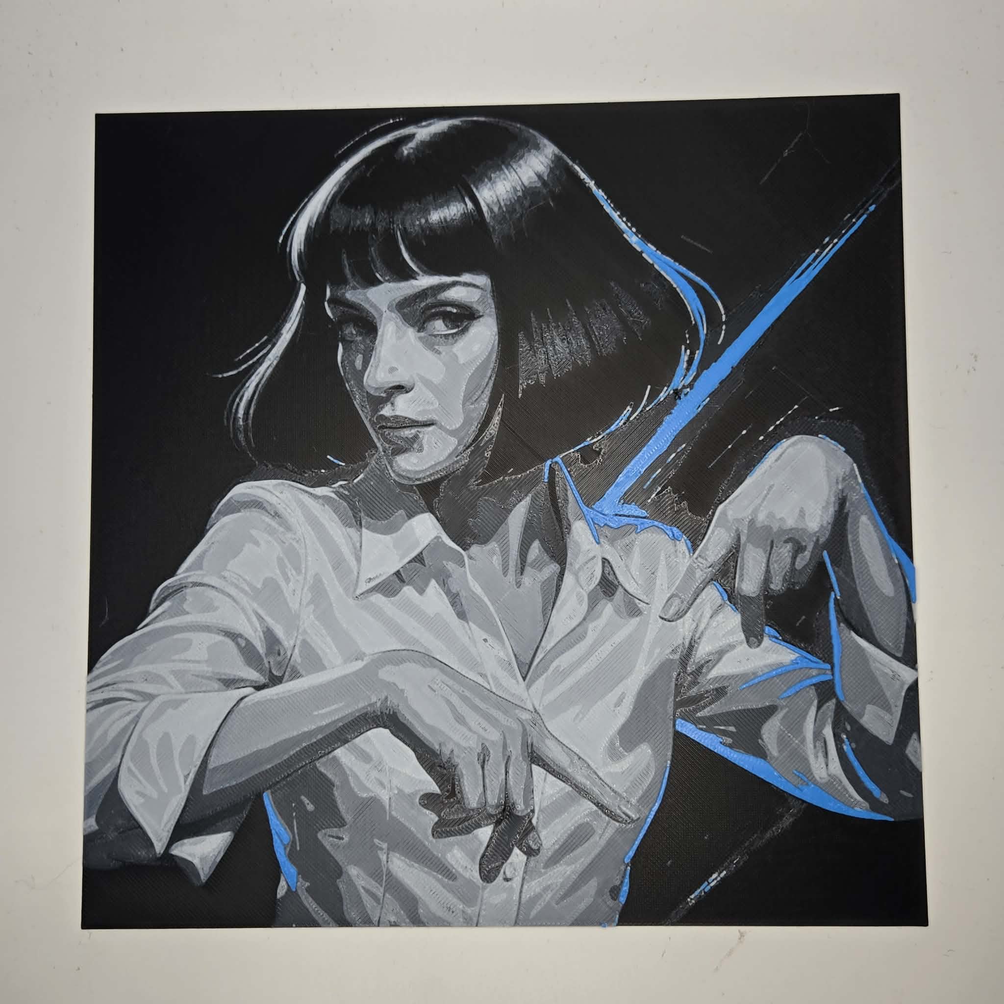 Miniatura 2 do modelo 3D Mia Wallace Hueforge