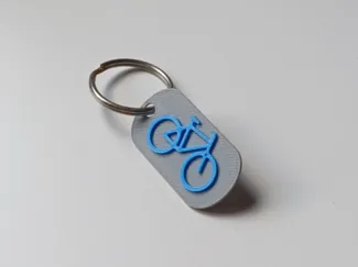 Bicycle keychain