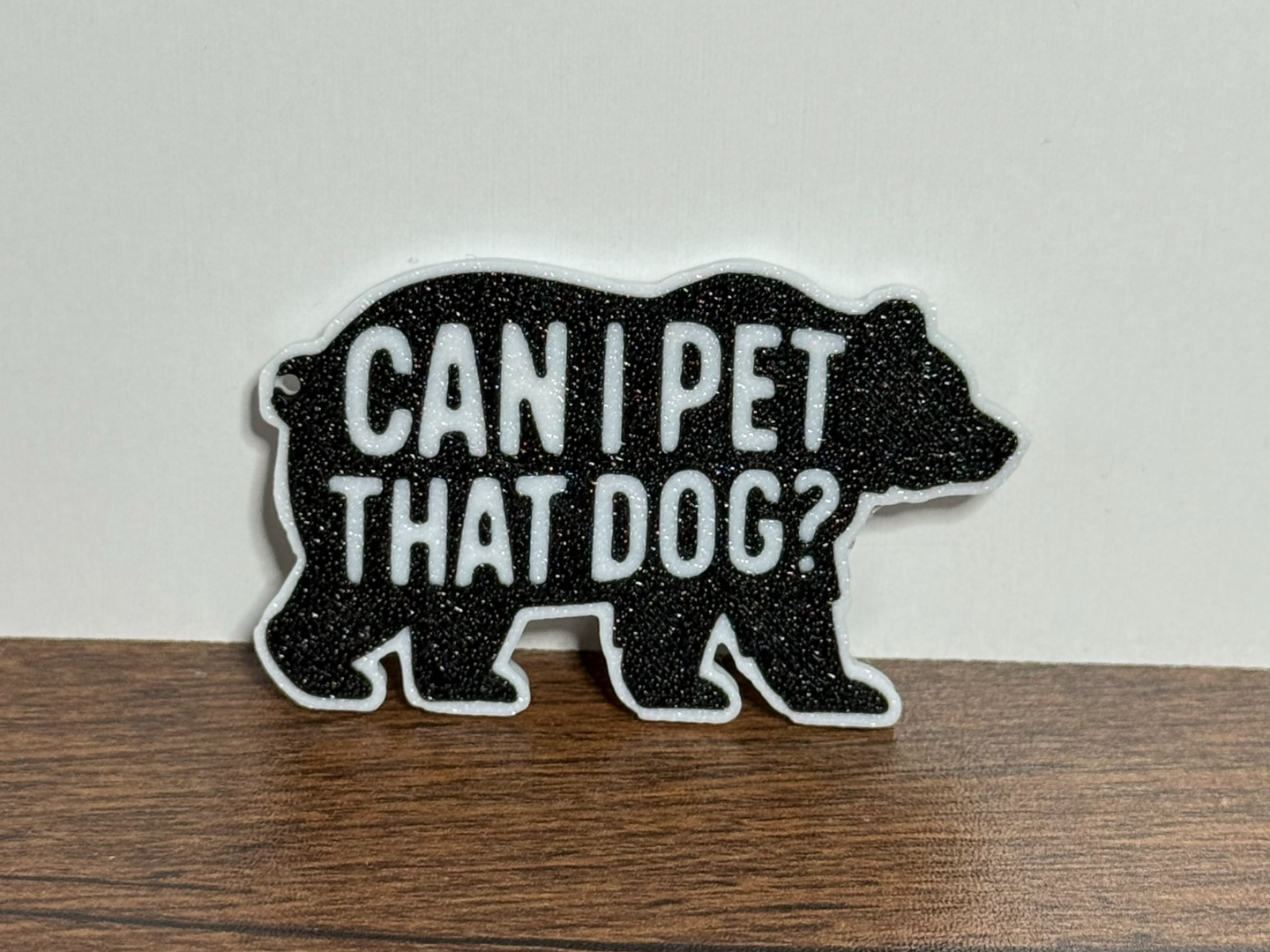“Can I Pet That Dog?” Viral Meme Keychain