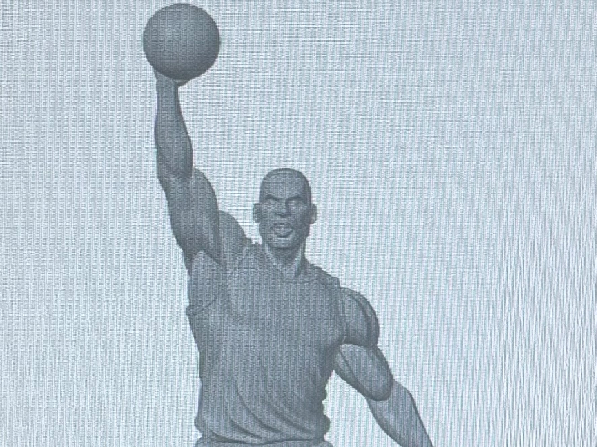 Lebron statue 