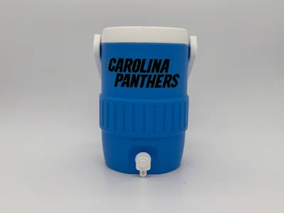 Carolina Panthers 12 oz standard Cooler Koozie