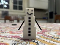 Bonhomme de neige Minecraft — photo 1