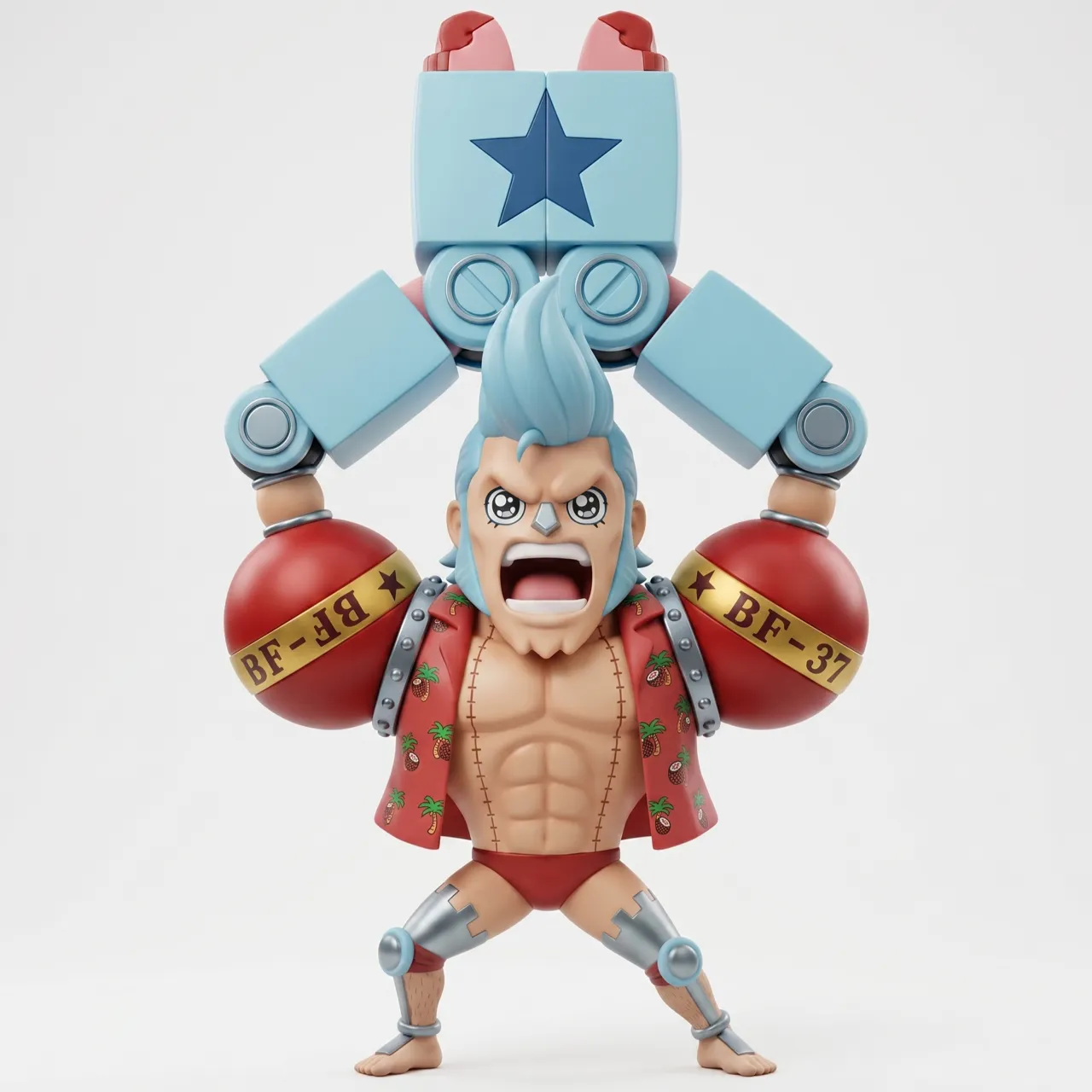 Franky Cyborg Super Pose Chibi Figure view 4