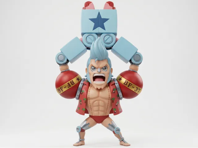 Franky Cyborg Super Pose Chibi Figure